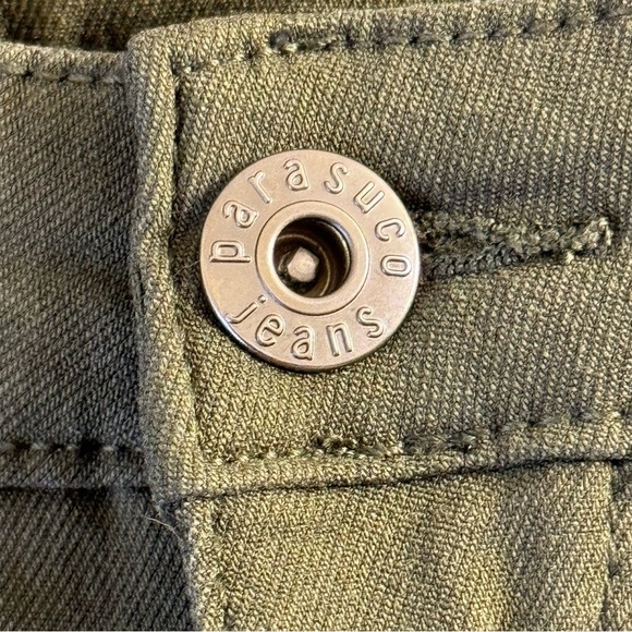 Parasuco Women’s Pants 18 Army Green Straight Leg - Picture 8 of 13
